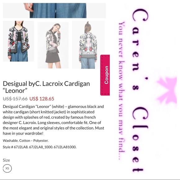 Disigual By C Lacroix Stretch Knit Graphic Dress - Picture 7 of 8